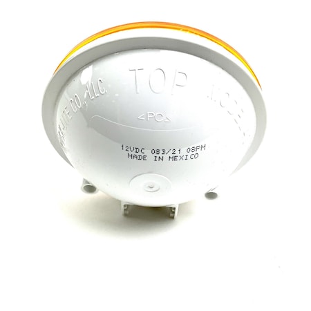 Truck-Lite 40 Series, Incandescent, Yellow Round, 1 Bulb, Front/Park/Turn, 12V, Pl-3, Bulk 40202Y3